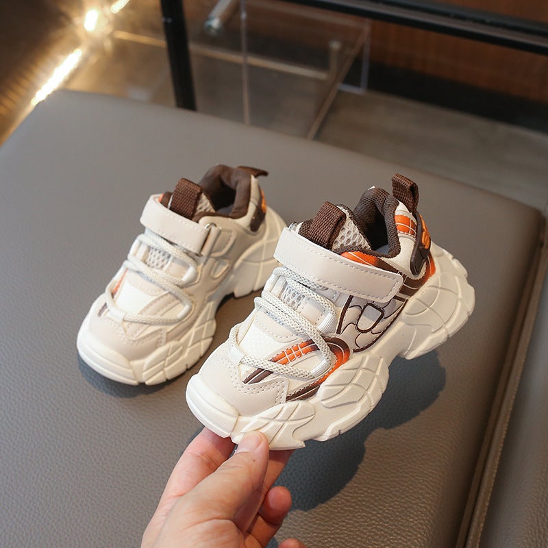 Children'S Lightweight Non-Slip Sports Shoes 2025 Spring And Autum New Girls' Dad Shoes Korean Style Boys' Casual Shoes - Image 2