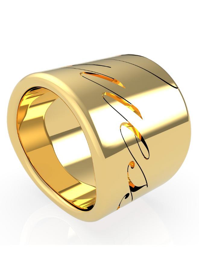 جس خاتم بشريط محفور عليه شعار