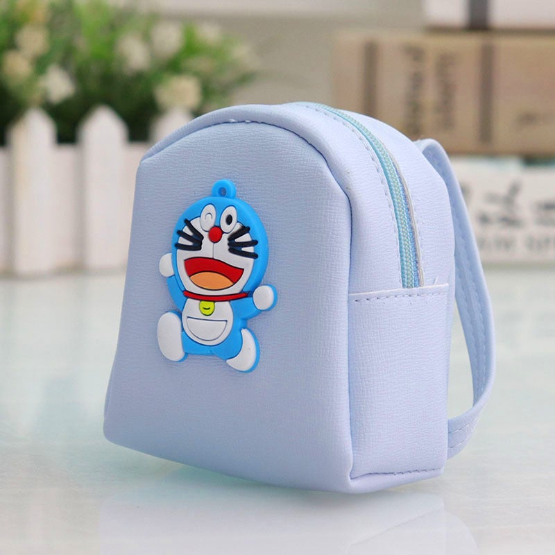 Cute Cartoon Mini Backpack Coin Purse Key Bag-Doraemon 