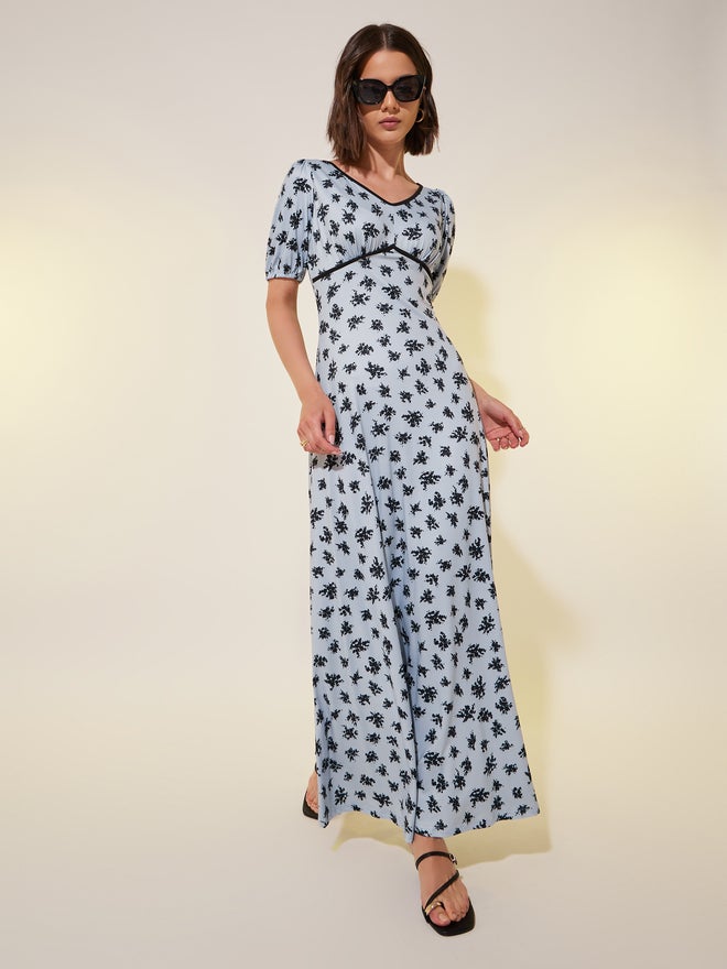 تايك تو فستان بطبعة زهور - Image 3