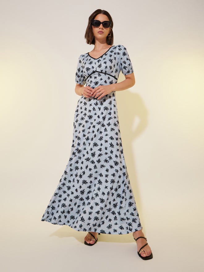 تايك تو فستان بطبعة زهور - Image 2