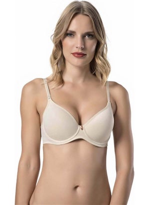 Le Jardin 9405 Fanetta Ecru Unsupported Padded Gathering Bra  - Image 1