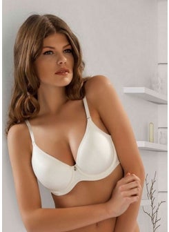 Le Jardin 9405 Fanetta Ecru Unsupported Padded Gathering Bra  - Image 3