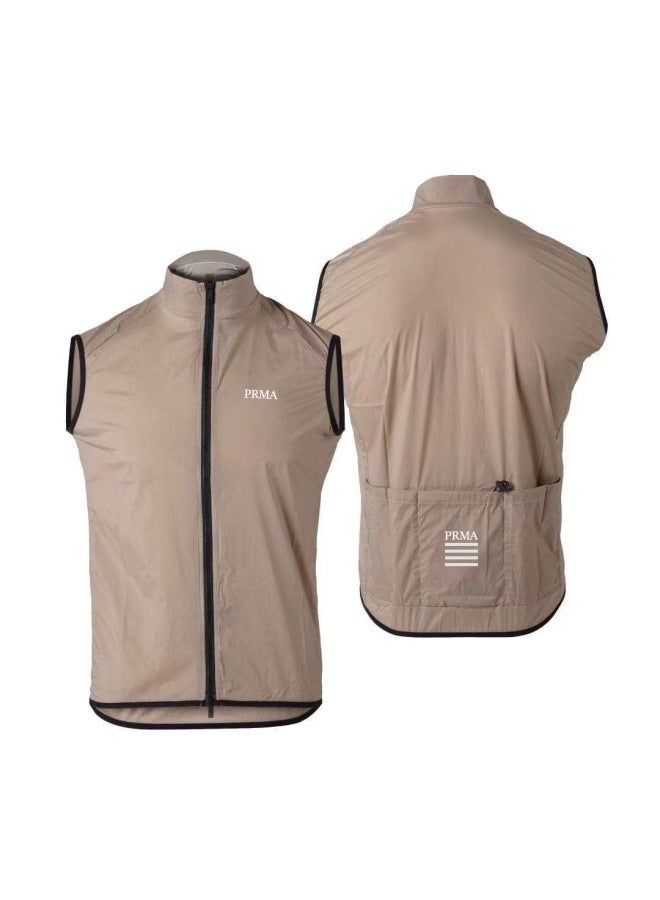 Cycling Clothing Vest Men's And Women's Outdoor Sports Windproof Vest Four Seasons Road Car Lightweight Sun Protection