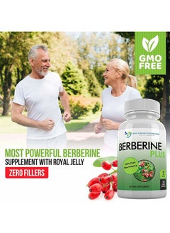 DOCTOR RECOMMENDED SUPPLEMENTS Berberine Plus 1200mg Per Serving - 120 Veggie Capsules Royal Jelly, Supports Healthy Immune System, Improves Cardiovascular Heart & Gastrointestinal Wellness (Pack of 2)  - Image 5
