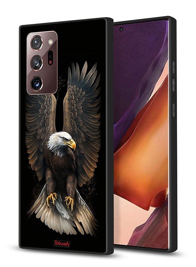 Tolwak Samsung Galaxy Note 20 Ultra 5G Protective Case Cover Eagle Spread Wings  - Image 1