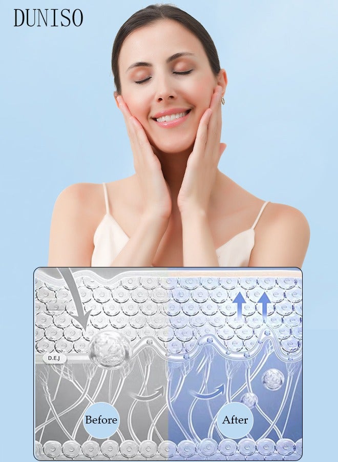 DUNISO V-face Instrument Face Massager with EMS Microcurrent V Face Lifting Chin V Line Up Lift Belt Intelligent Lifting Firming Saggy Skin Tightening Machine for Women Skin Care  - Image 3