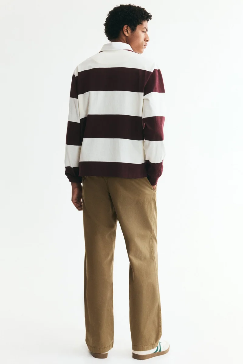 H&M  Relaxed Fit Cotton chinos for Men | Best Price UAE