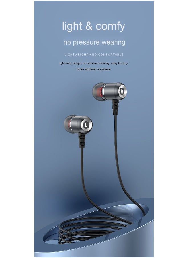 Generic USB C Headphones In Ear TPYE C Earphones HiFi Stereo Noise reduction Earphones with Mic and Volume Control Headphones  - Image 5