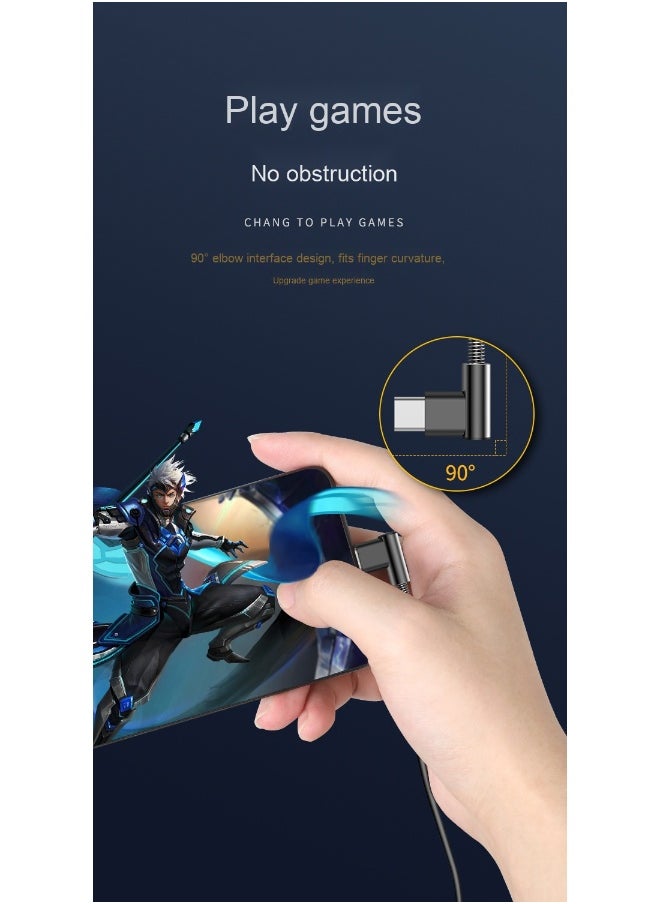 Generic USB C Headphones In Ear TPYE C Earphones HiFi Stereo Noise reduction Earphones with Mic and Volume Control Headphones  - Image 4