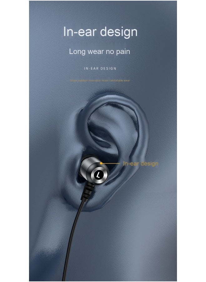 Generic USB C Headphones In Ear TPYE C Earphones HiFi Stereo Noise reduction Earphones with Mic and Volume Control Headphones  - Image 3