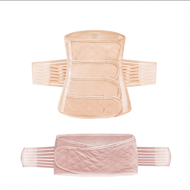 Universal Fit M Postpartum Belly Band 94-120 Lbs Vaginal C Section 2 Piece - Image 2