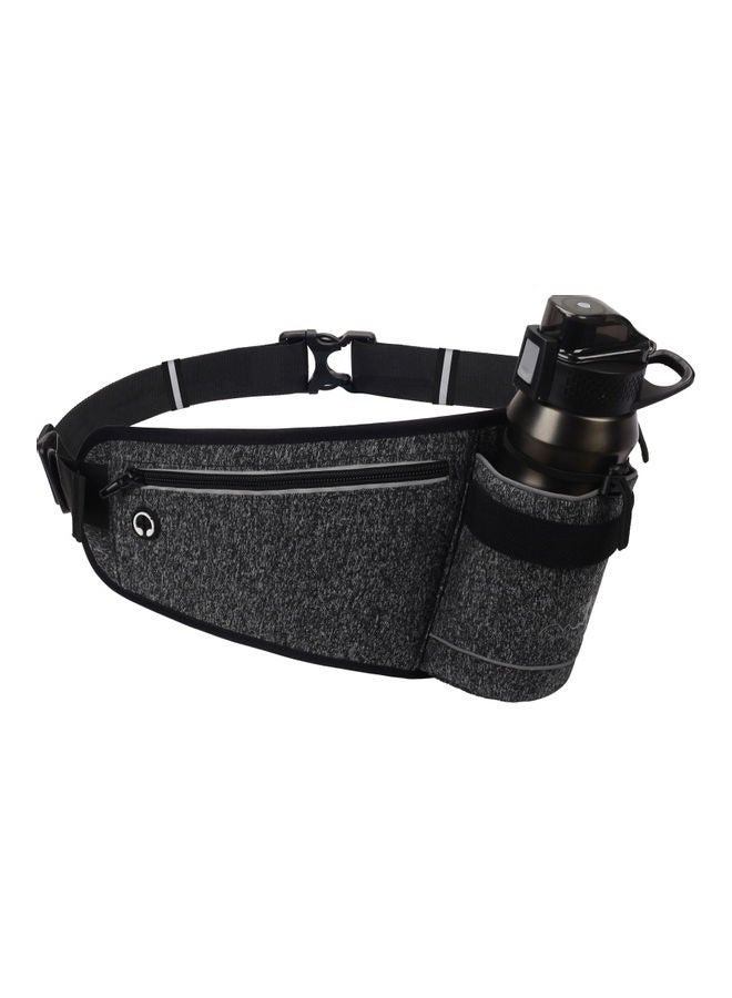 Generic Hydration Waist Belt Bag With Water Bottle Holder 37x15cm  - Image 1