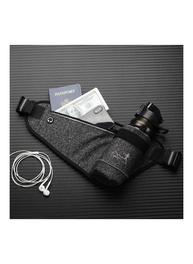 Generic Hydration Waist Belt Bag With Water Bottle Holder 37x15cm  - Image 4