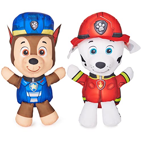 SwimWays Nickelodeon Paw Patrol Chase and Marshall Swim Huggable 2Pack Floating Paw Patrol Toys for Kids Ages 1 - Image 1