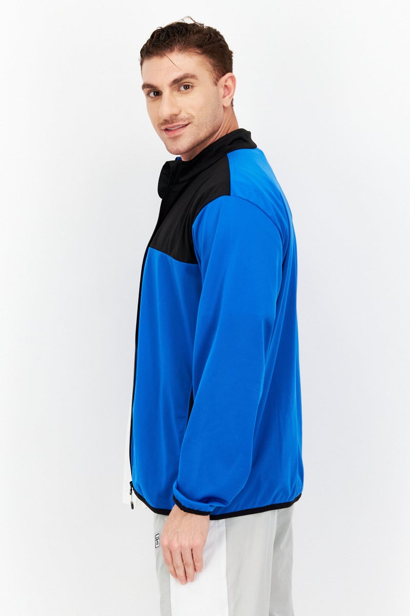PUMA Men Sportswear Fit Long Sleeve Training Jacket, Blue/Black - Image 2