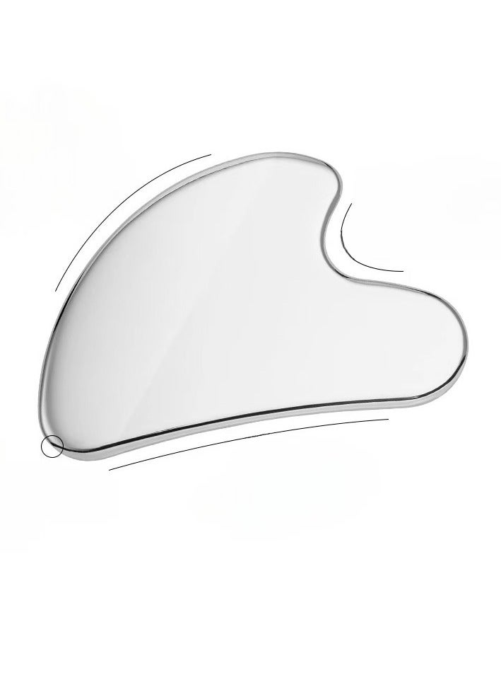 Loquat Stainless Steel Gua Sha Facial Tools, Tighten Skin Massage Guasha Scraping Beauty Tool for Body Eyes Neck Skin Massager - Image 3