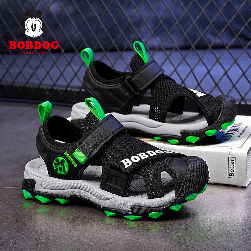 Babu Bean Boys Sandals 2025 Soft Sole Non-Slip Children'S Shoes Boys Sports Beach Shoes - Image 4
