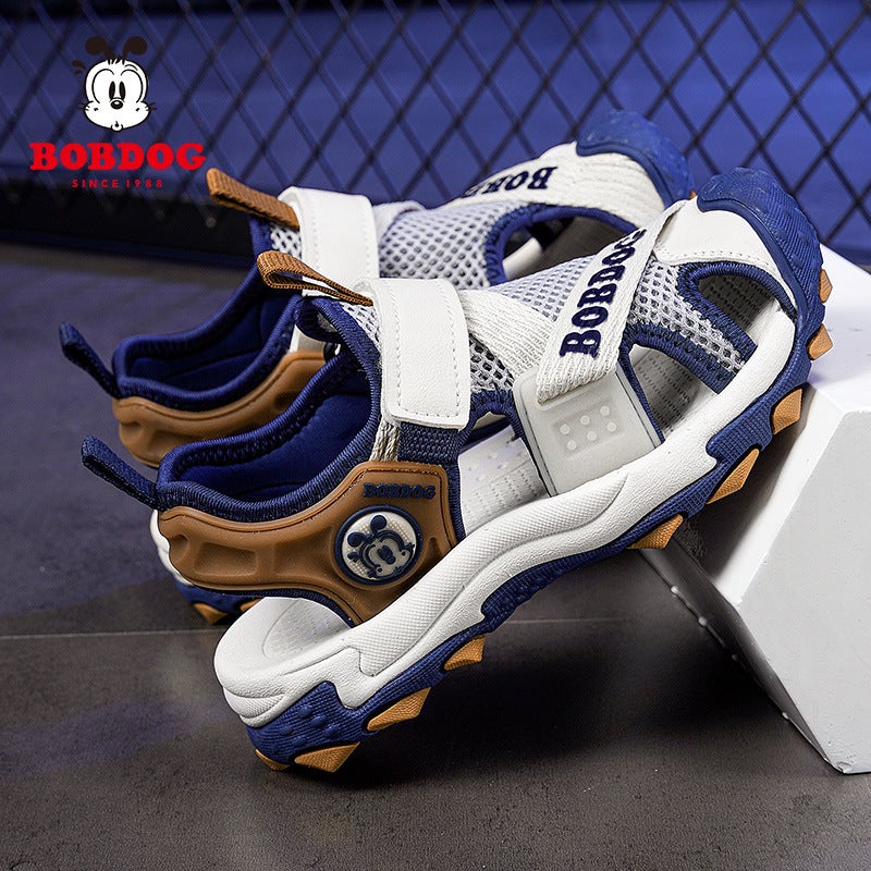 Babu Bean Boys Sandals 2025 Soft Sole Non-Slip Children'S Shoes Boys Sports Beach Shoes - Image 2