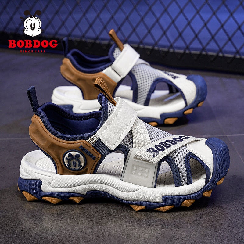 Babu Bean Boys Sandals 2025 Soft Sole Non-Slip Children'S Shoes Boys Sports Beach Shoes - Image 1