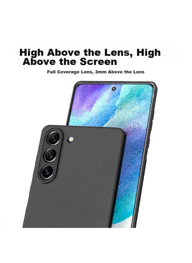 Hotfire Phone Case For Samsung Galaxy S23+, Samsung Galaxy S23+ Protective Cover, Upgraded Skin-like Lambskin Matte Lens Full Protection Silicone Case For Men And Women Gray - Image 4