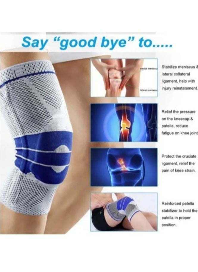 Generic Silicone knee with supports to provide support and comfort to the joint  - Image 2