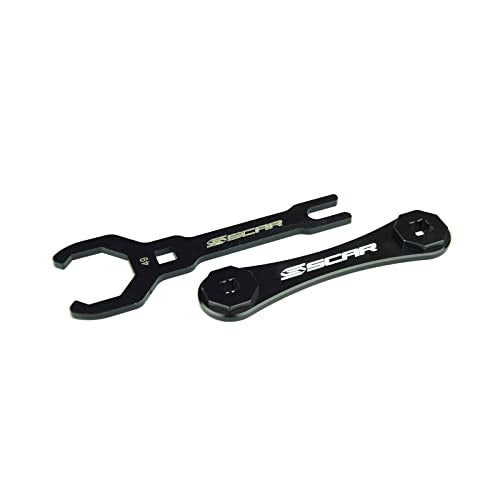 SCAR KAYABA KYB Fork Top Cap Wrench Tool Dual Chamber Compression removal tool Compatible with YAMAHA YZ YZX YZF YZ-F YZFX WRF 125 250 450 06-25 FANTIC 21-25 SHERCO 19-25 KAWASAKI KX 250 KX250 20-24 - Image 1