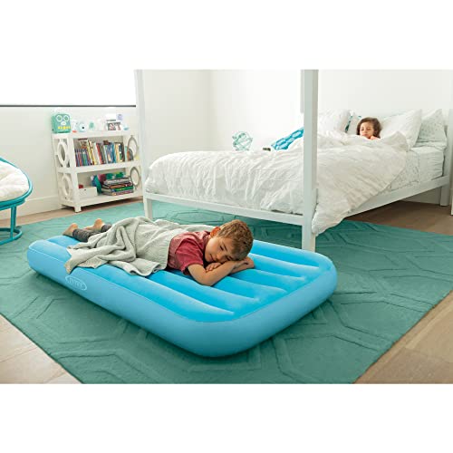 Intex 66803EP Cozy Kidz Inflatable Airbed: Fiber-Tech – Velvety Soft Surface – Carry Bag Included – Color May Vary – 34.5" x 62" x 7" - Image 4