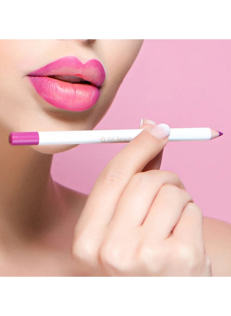 IDA Beauty Edge & Enrich Creamy Lip Liner | 2-in-1 Lip Outliner & Filler | Waterproof, Smudge-Proof, Matte Finish | Vegan, Halal, Cruelty-Free (L04) - Image 2