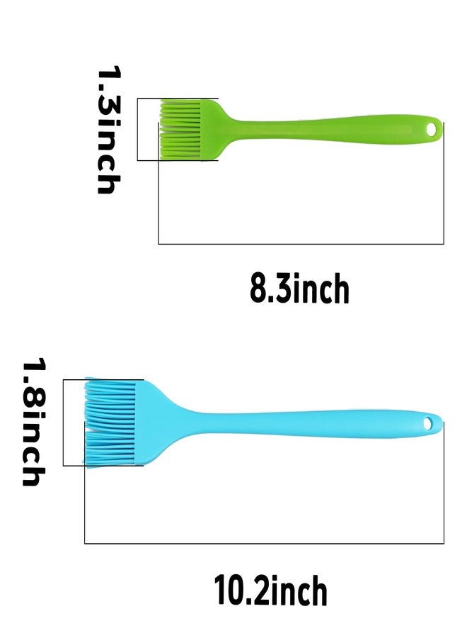 Septe 5 PCS Silicone Basting Brush for cooking, 2 Large & 3 Small Multicolor - Image 2