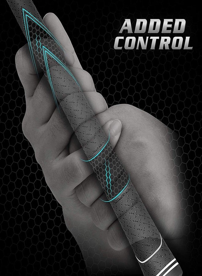 CHAMPKEY Premium Rubber Golf Grips 13 Pack | High Traction and Feedback Rubber Golf Club Grips | Choose Between 13 Grips with 15 Tapse and 13 Grips with All Kits - Image 5