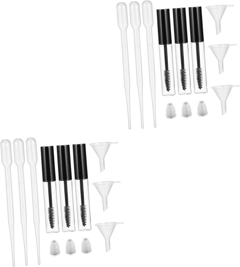 Healifty 18pcs Voluminous Mascara Tube Refills Empty Eyeliner Tube for Lash Extension Supplies - Image 1