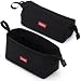 CICIMELON Multifunctional Pencil Pen Marker Case Pouch Bag Holder Small Cute Capacity for High Middle Primary School Student Aesthetic Teen Girl Boy Office Men Women Nurse Adults Portable Black - Image 2