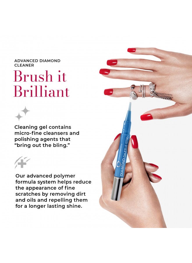 CONNOISSEURS Diamond Dazzle Stik, Jewelry Cleaner Solution Pen (Pack of 3) - Image 2