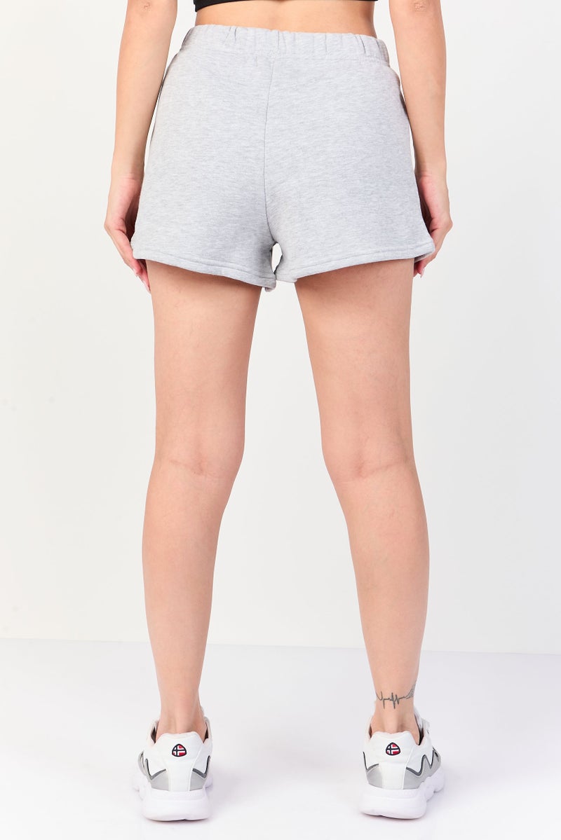 FOREVER 21 Women Sportswear Fit Outdoor Shorts, Grey - Image 3