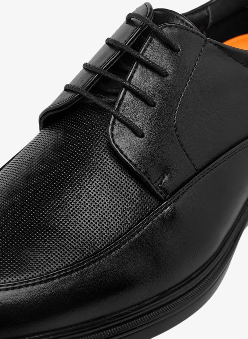 Le Confort BLACK Men Lace-Up Derby Shoes for Men | Best Price UAE