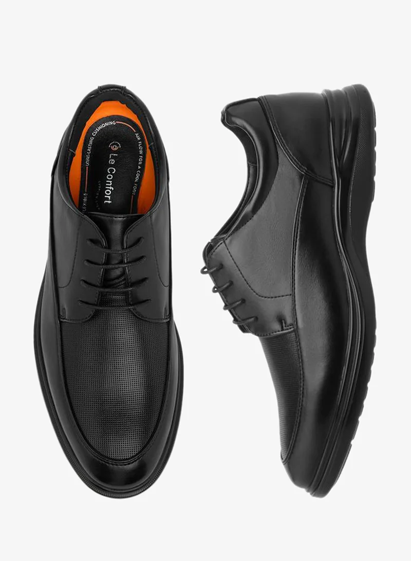 Le Confort BLACK Men Lace-Up Derby Shoes for Men | Best Price UAE