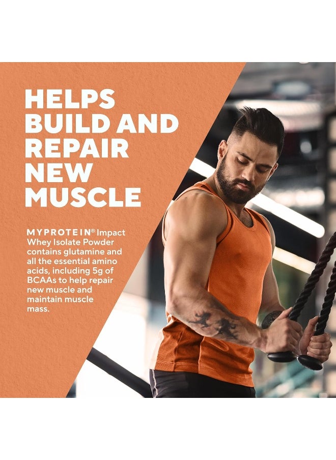 Myprotein ® Impact Whey Isolate Protein Powder, Gluten Free Protein Powder, Muscle Mass Protein Powder, Dietary Supplement For Weight Loss, Gmo & Soy Free, Whey Protein Powder, Unflavored, 2.2 Lbs  - Image 3