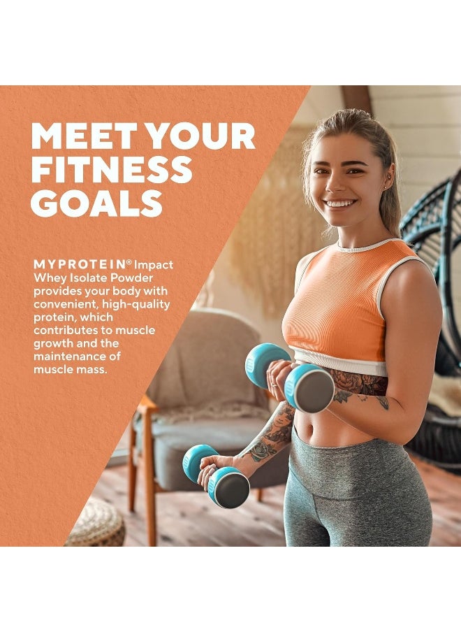 Myprotein ® Impact Whey Isolate Protein Powder, Gluten Free Protein Powder, Muscle Mass Protein Powder, Dietary Supplement For Weight Loss, Gmo & Soy Free, Whey Protein Powder, Unflavored, 2.2 Lbs  - Image 5