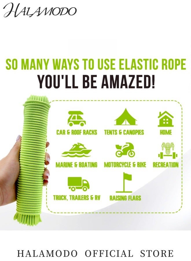 HALAMODO High-Strength Multi-Purpose Nylon Rope 30m Essential for Outdoor Camping with Adjustable Length Ideal for DIY Crafting Projects and Braided Bracelet Making  - Image 2