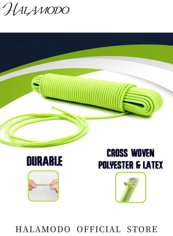 HALAMODO High-Strength Multi-Purpose Nylon Rope 30m Essential for Outdoor Camping with Adjustable Length Ideal for DIY Crafting Projects and Braided Bracelet Making  - Image 4