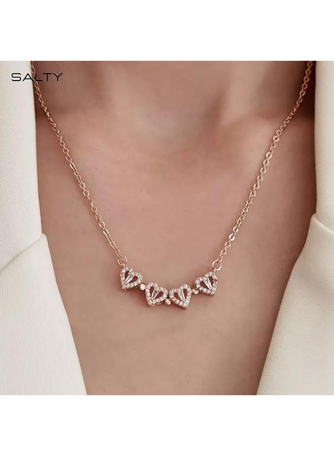 سالتي صندوق هدايا فاخر مقاوم للتآكل بنقشة البرسيم | طقم مجوهرات نسائي من قلادة وأقراط وأساور | أحدث أطقم المجوهرات الأنيقة والبسيطة | إكسسوارات عصرية بتصميم جمالي | مثالي للهدايا - Image 4