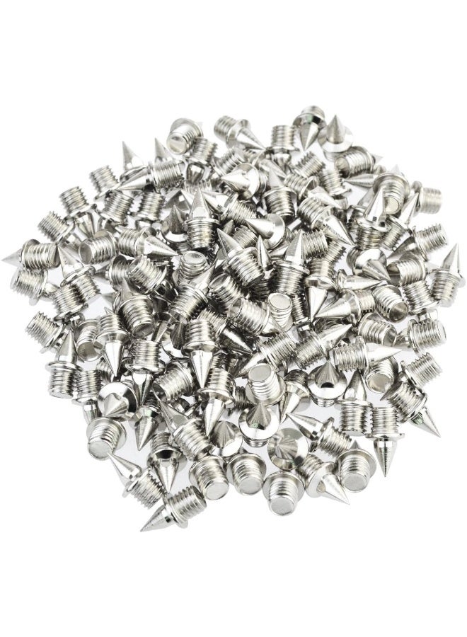 Wobe 200 Pcs 1/4 Inch Stainless Steel Spikes with 1 Pcs Spike Wrench, 0.25'' Length Track and Cross Country Spikes Shoe Replacement Spikes for Sprint Sports Short Running Shoes - Image 2