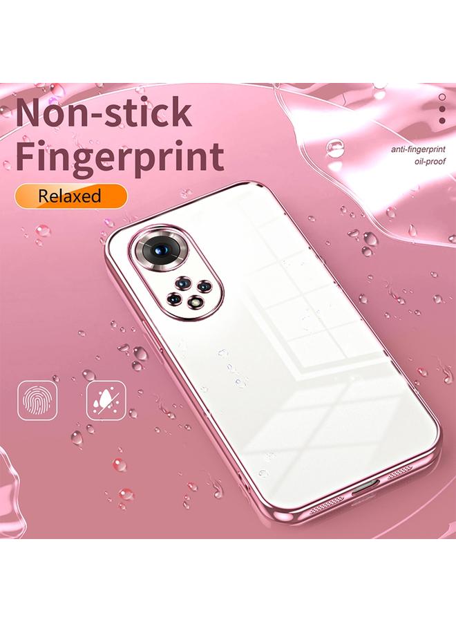 اس-توب جراب لهاتف Honor 50 Pro / Huawei nova 9 Pro، جراب هاتف شفاف مطلي بفتحة دقيقة - Image 4