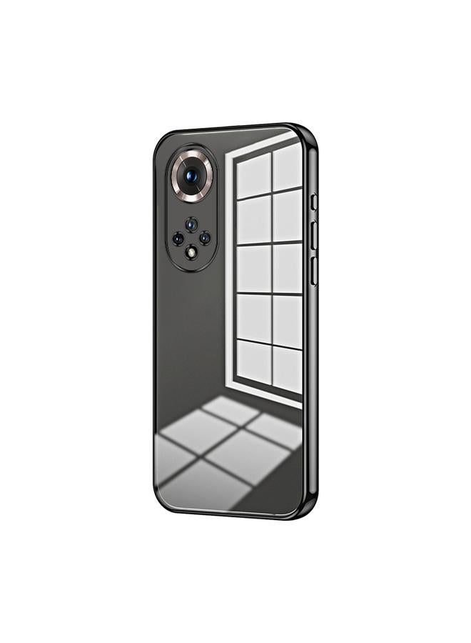 اس-توب جراب لهاتف Honor 50 Pro / Huawei nova 9 Pro، جراب هاتف شفاف مطلي بفتحة دقيقة - Image 1