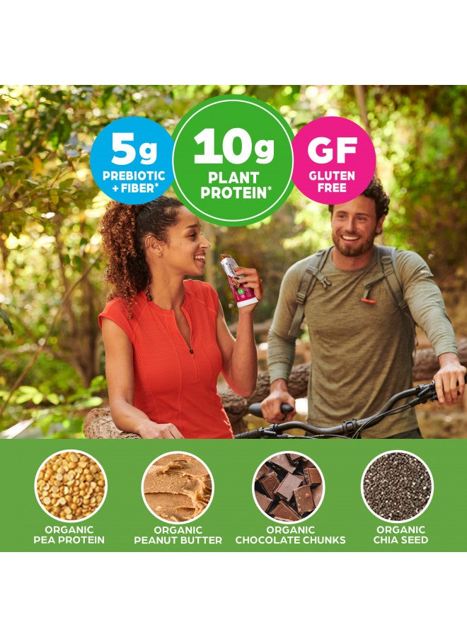 Orgain Orgain Organic Vegan Protein Bars, Peanut Butter Chocolate Chunk - 10g Plant Based Protein, Gluten Free Snack Bar, Low Sugar, Dairy Free, Soy Free, Lactose Free, Non GMO, 1.41 Oz (12 Count) - Image 3