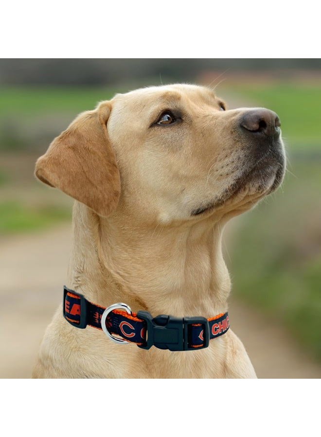 Pets First NFL DOG COLLAR Chicago Bears Pet Collar, Medium - Image 5