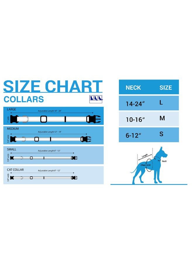 Pets First NFL DOG COLLAR Chicago Bears Pet Collar, Medium - Image 2