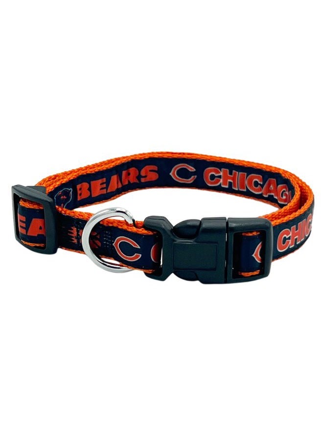 Pets First NFL DOG COLLAR Chicago Bears Pet Collar, Medium - Image 1