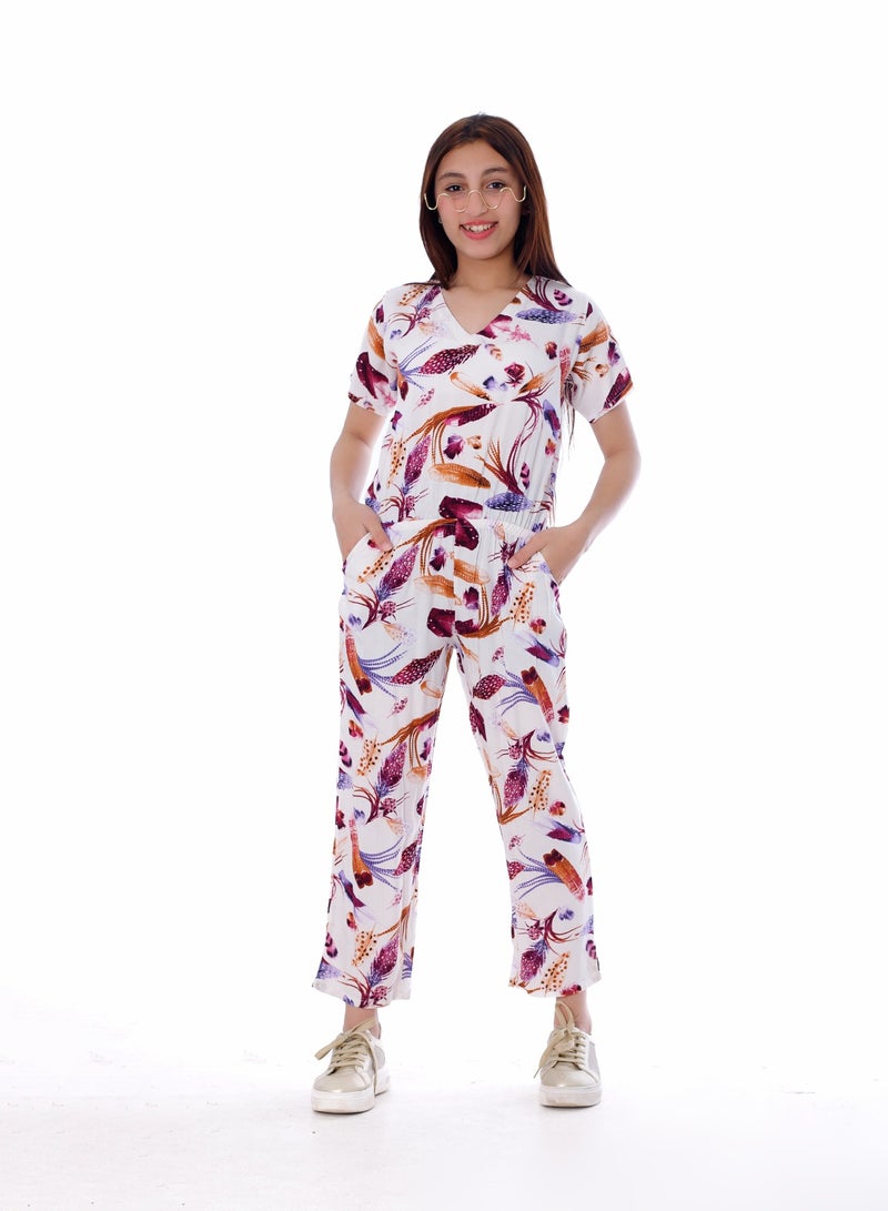 BEBO Girls Summer Jumpsuit - Image 1